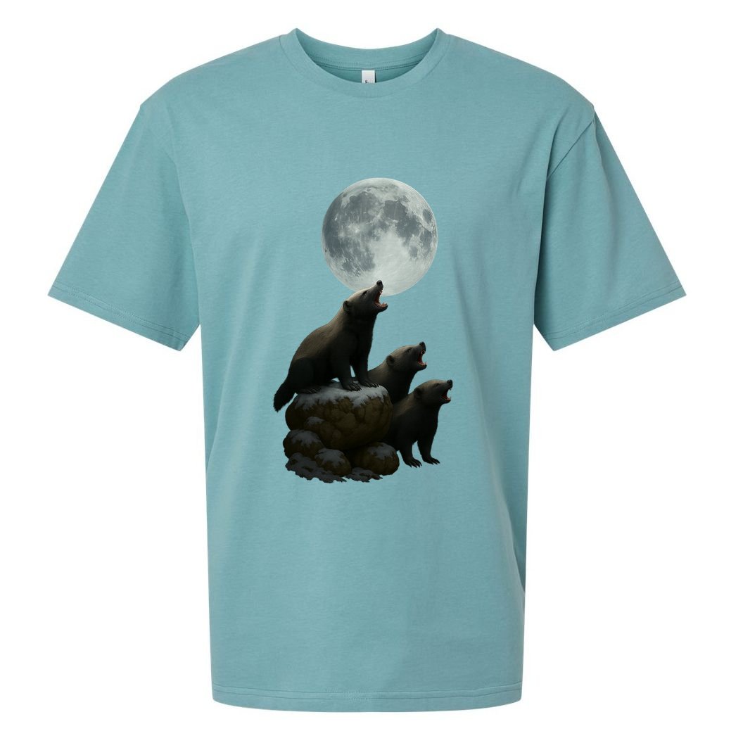 Three Honey Badgers Moon Sueded Cloud Jersey T-Shirt