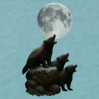 Three Honey Badgers Moon Sueded Cloud Jersey T-Shirt