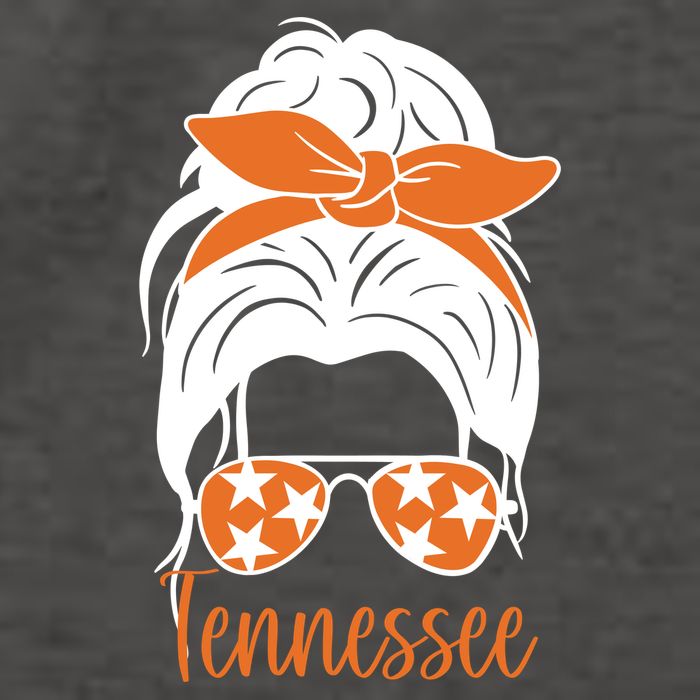 Tennessee Hair Bun Cute Vector Backpack