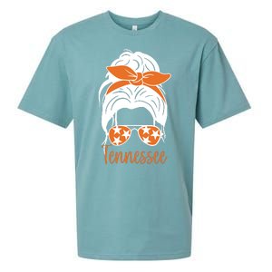 Tennessee Hair Bun Cute Sueded Cloud Jersey T-Shirt