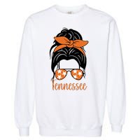 Tennessee Hair Bun Cute Garment-Dyed Sweatshirt