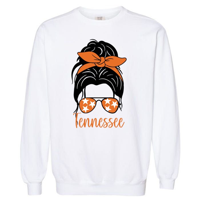 Tennessee Hair Bun Cute Garment-Dyed Sweatshirt