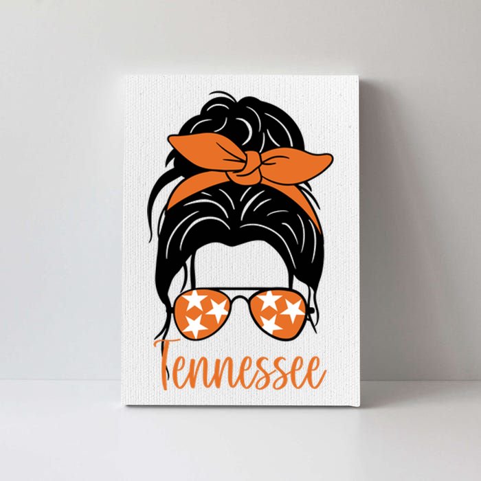 Tennessee Hair Bun Cute Canvas