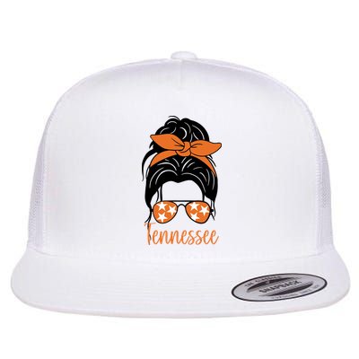 Tennessee Hair Bun Cute Flatbill Hat