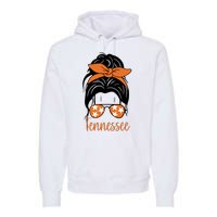 Tennessee Hair Bun Cute Premium Hoodie