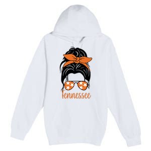 Tennessee Hair Bun Cute Premium Pullover Hoodie