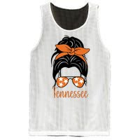 Tennessee Hair Bun Cute Mesh Reversible Basketball Jersey Tank