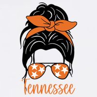 Tennessee Hair Bun Cute Youth Performance Sprint T-Shirt
