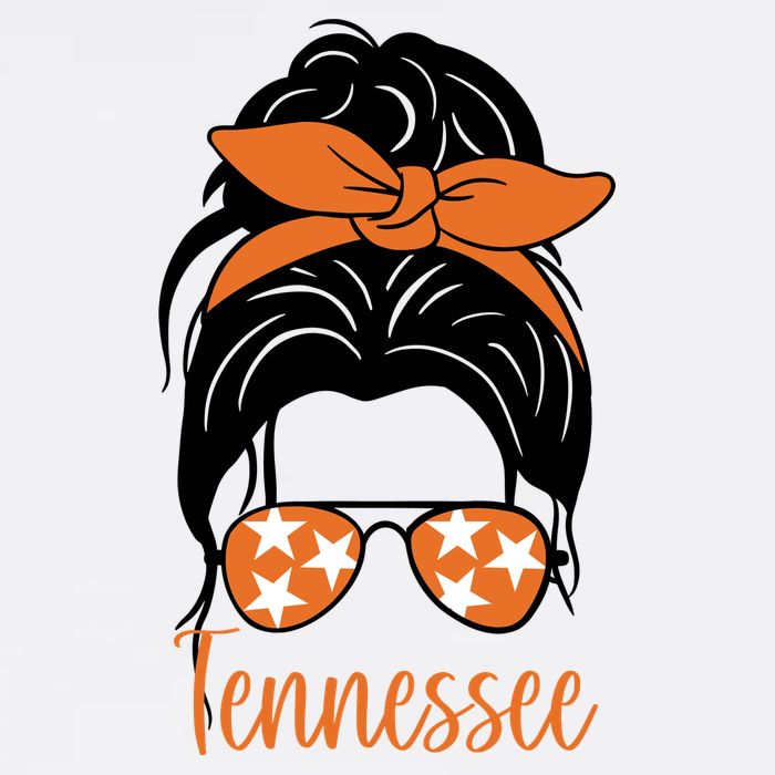 Tennessee Hair Bun Cute Youth Performance Sprint T-Shirt