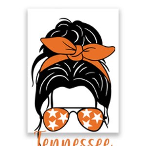 Tennessee Hair Bun Cute Poster