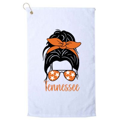 Tennessee Hair Bun Cute Platinum Collection Golf Towel