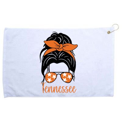 Tennessee Hair Bun Cute Grommeted Golf Towel