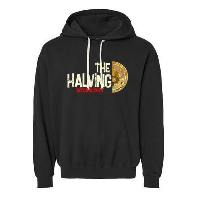 The Halving Bitcoin 2024 Garment-Dyed Fleece Hoodie