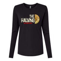 The Halving Bitcoin 2024 Womens Cotton Relaxed Long Sleeve T-Shirt