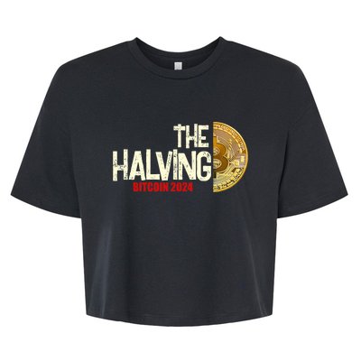 The Halving Bitcoin 2024 Bella+Canvas Jersey Crop Tee