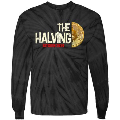 The Halving Bitcoin 2024 Tie-Dye Long Sleeve Shirt