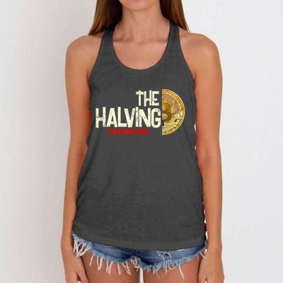 The Halving Bitcoin 2024 Women's Knotted Racerback Tank