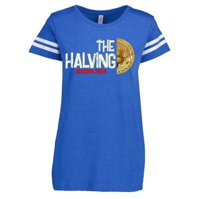 The Halving Bitcoin 2024 Enza Ladies Jersey Football T-Shirt