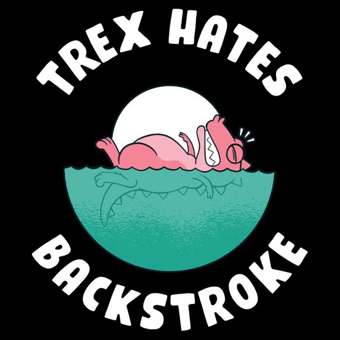 Trex Hates Backstroke Flexfit Unipanel Trucker Cap