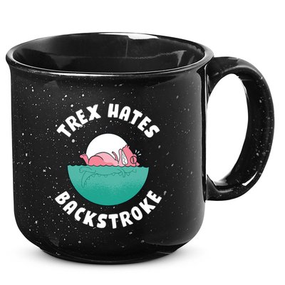 Trex Hates Backstroke 15oz Campfire Ceramic Mug