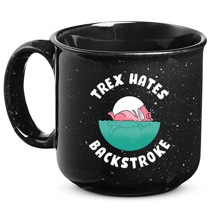 Trex Hates Backstroke 15oz Campfire Ceramic Mug