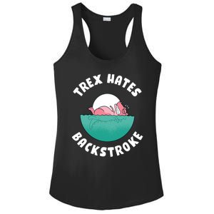 Trex Hates Backstroke Ladies PosiCharge Competitor Racerback Tank