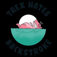Trex Hates Backstroke 16oz Travel Tumbler