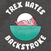 Trex Hates Backstroke Vector Backpack