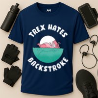 Trex Hates Backstroke Performance Shirt