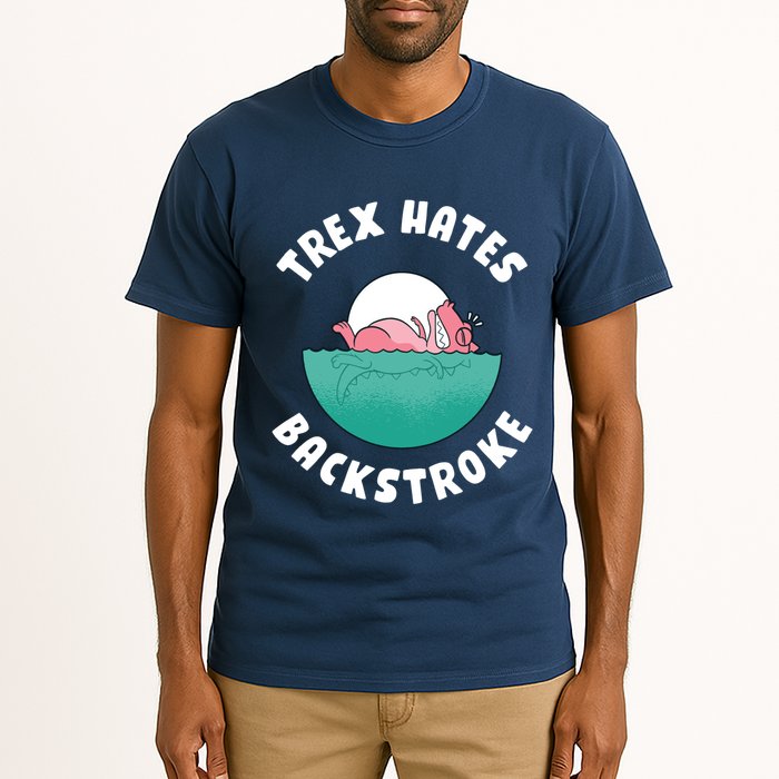 Trex Hates Backstroke Tall T-Shirt