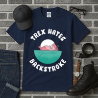 Trex Hates Backstroke Tall T-Shirt