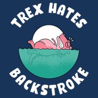 Trex Hates Backstroke Bucket Hat