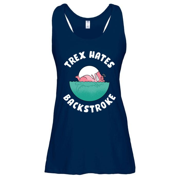 Trex Hates Backstroke Ladies Essential Flowy Tank
