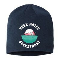 Trex Hates Backstroke Sustainable Beanie