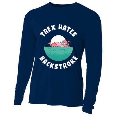 Trex Hates Backstroke Cooling Performance Long Sleeve Crew