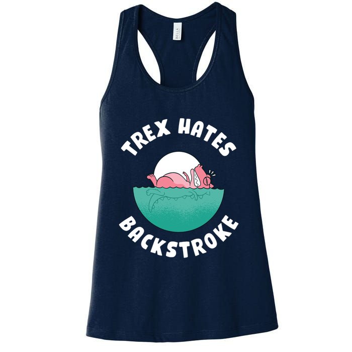 Trex Hates Backstroke Womens Tank Top