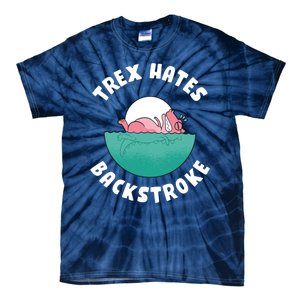 Trex Hates Backstroke Tie-Dye T-Shirt