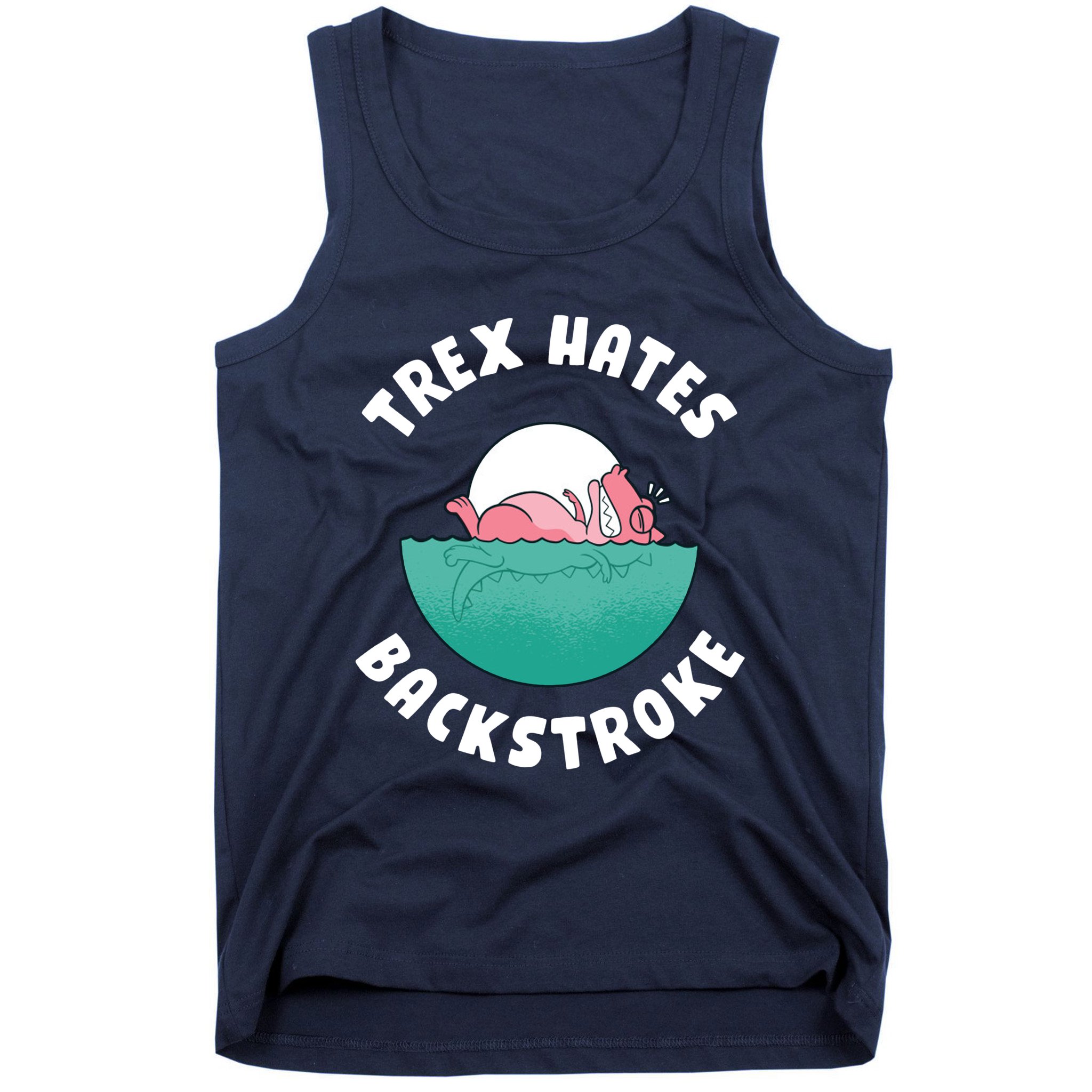 Trex Hates Backstroke Tank Top