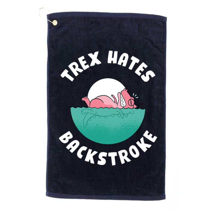 Trex Hates Backstroke Golf Towel