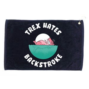 Trex Hates Backstroke Grommeted Golf Towel