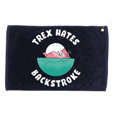 Trex Hates Backstroke Grommeted Golf Towel