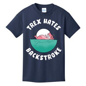 Trex Hates Backstroke Kids T-Shirt