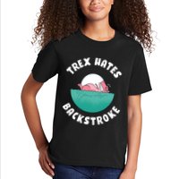 Trex Hates Backstroke Kids T-Shirt