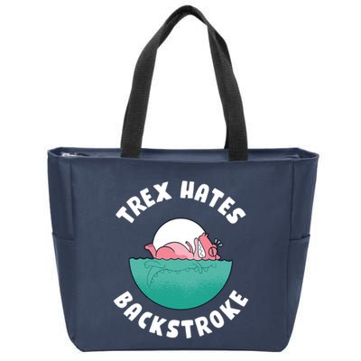 Trex Hates Backstroke Zip Tote Bag