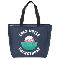 Trex Hates Backstroke Zip Tote Bag