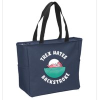 Trex Hates Backstroke Zip Tote Bag