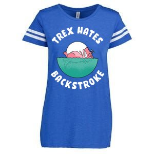 Trex Hates Backstroke Enza Ladies Jersey Football T-Shirt