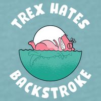 Trex Hates Backstroke Sueded Cloud Jersey T-Shirt