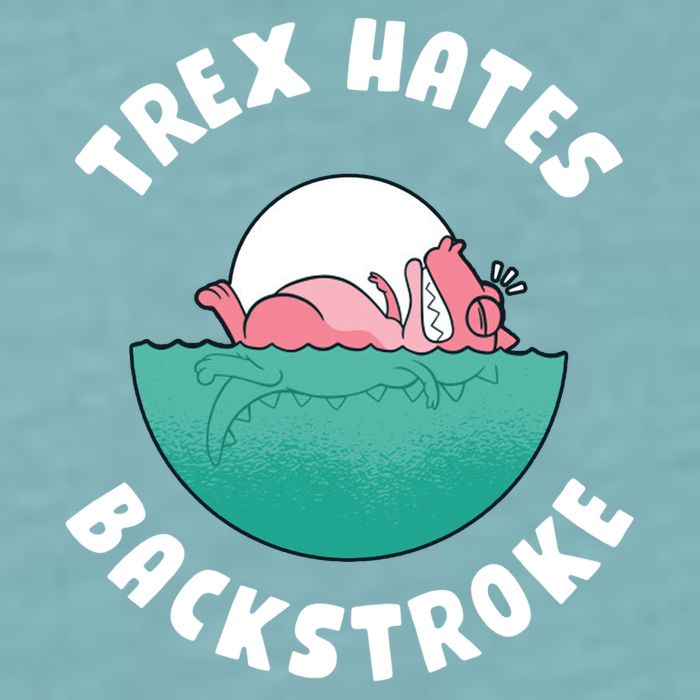 Trex Hates Backstroke Sueded Cloud Jersey T-Shirt