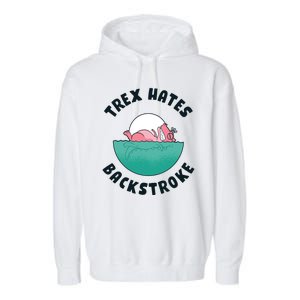 Trex Hates Backstroke Garment-Dyed Fleece Hoodie